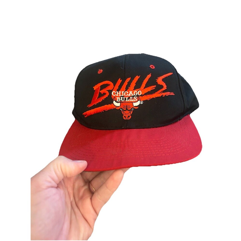 Chicago Bulls Vintage Licensed AJD Signature Snapback Hat Cap NBA Official